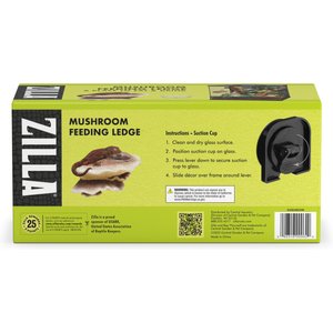 Zilla Vertical Decor Mushroom Feeding Ledge