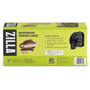 Zilla Vertical Decor Mushroom Feeding Ledge