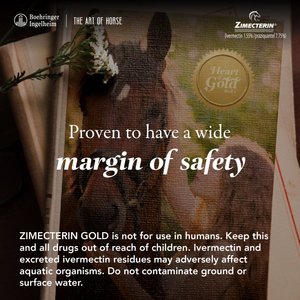 Zimecterin Gold Ivermectin & Praziquantel Paste Horse Dewormer, 0.26-oz syringe, 1 count