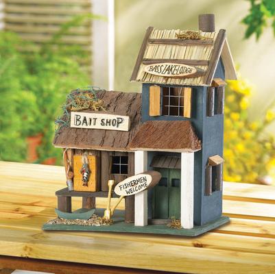 Show full view: Zingz & Thingz Bass Lake Lodge Bird House slide 2 of 3