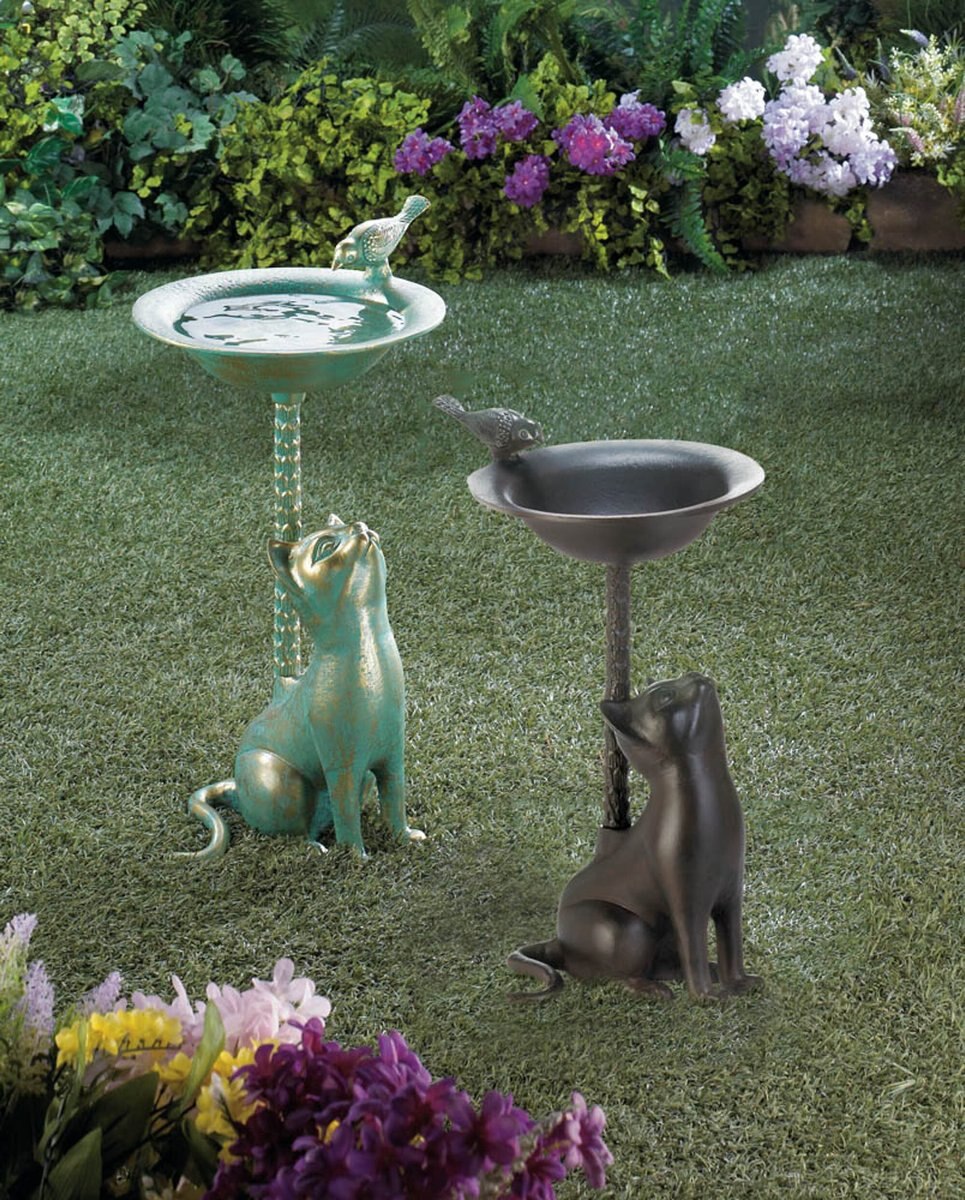 Zingz & Thingz Cat Bird Bath