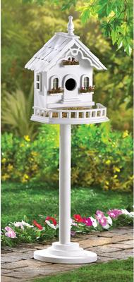 Show full view: Zingz & Thingz Freestanding Victorian Bird House slide 3 of 4