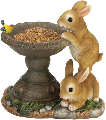 Show full view: Zingz & Thingz Playful Bunnies Bird Feeder slide 3 of 4