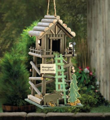 Show full view: Zingz & Thingz Ranger Station Bird House slide 4 of 4