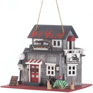 Zingz & Thingz Route 66 Biker Bar Bird House