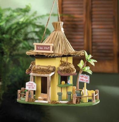 Show full view: Zingz & Thingz Tiki Hut Bird House slide 3 of 4