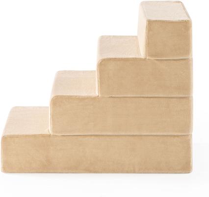 Show full view: Zinus Comfort Cat & Dog Stairs, Cream, Large, 4 Step slide 6 of 10