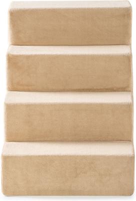 Show full view: Zinus Comfort Cat & Dog Stairs, Cream, Large, 4 Step slide 7 of 10