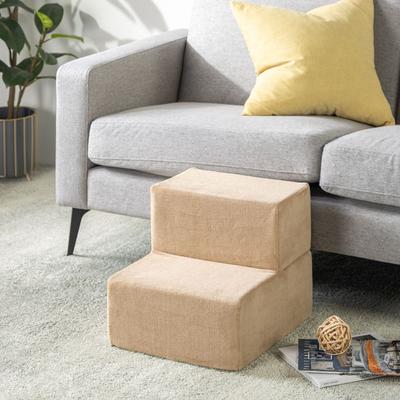 Show full view: Zinus Comfort Cat & Dog Stairs, Cream, X-Small, 2 Step slide 3 of 10