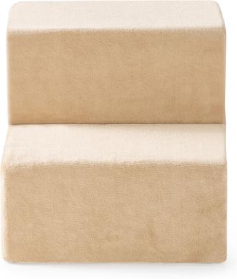 Show full view: Zinus Comfort Cat & Dog Stairs, Cream, X-Small, 2 Step slide 6 of 10