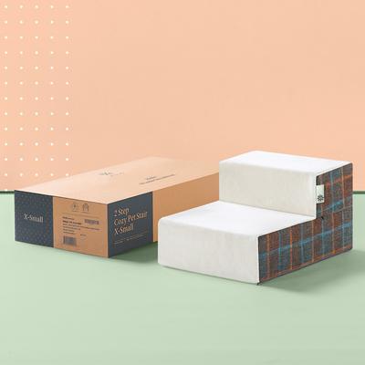 Show full view: Zinus Cozy Cat & Dog Stairs, Blue Placid, X-Small slide 7 of 8