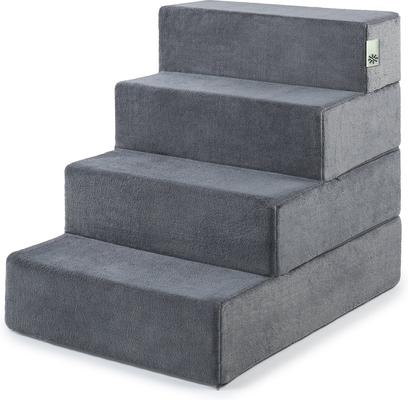Show full view: Zinus Easy Cat & Dog Stairs, Grey, Large slide 2 of 8