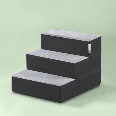 Show full view: Zinus Easy Cat & Dog Stairs, Grey, Medium, 3-Step slide 6 of 9