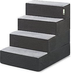 Zinus Easy Cat & Dog Stairs, Grey, X-Large, 4-Step slide 2 of 8