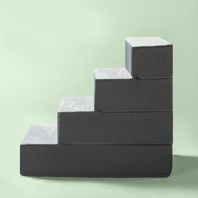 Show full view: Zinus Easy Cat & Dog Stairs, Grey, X-Large, 4-Step slide 4 of 10