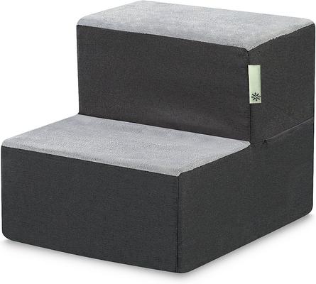 Show full view: Zinus Easy Cat & Dog Stairs, Grey, X-Small, 2 Step slide 2 of 9