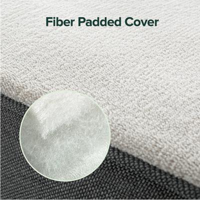 Show full view: Zinus UltraPlush Green Tea Dog Bed, Grey, 5-in, Small, 1 slide 6 of 9