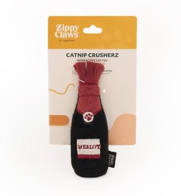 Show full view: ZippyClaws Catnip Crusherz Merlot Cat Plush Toy slide 3 of 4