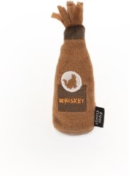 ZippyClaws Catnip Crusherz Whiskey Cat Plush Toy, Brown