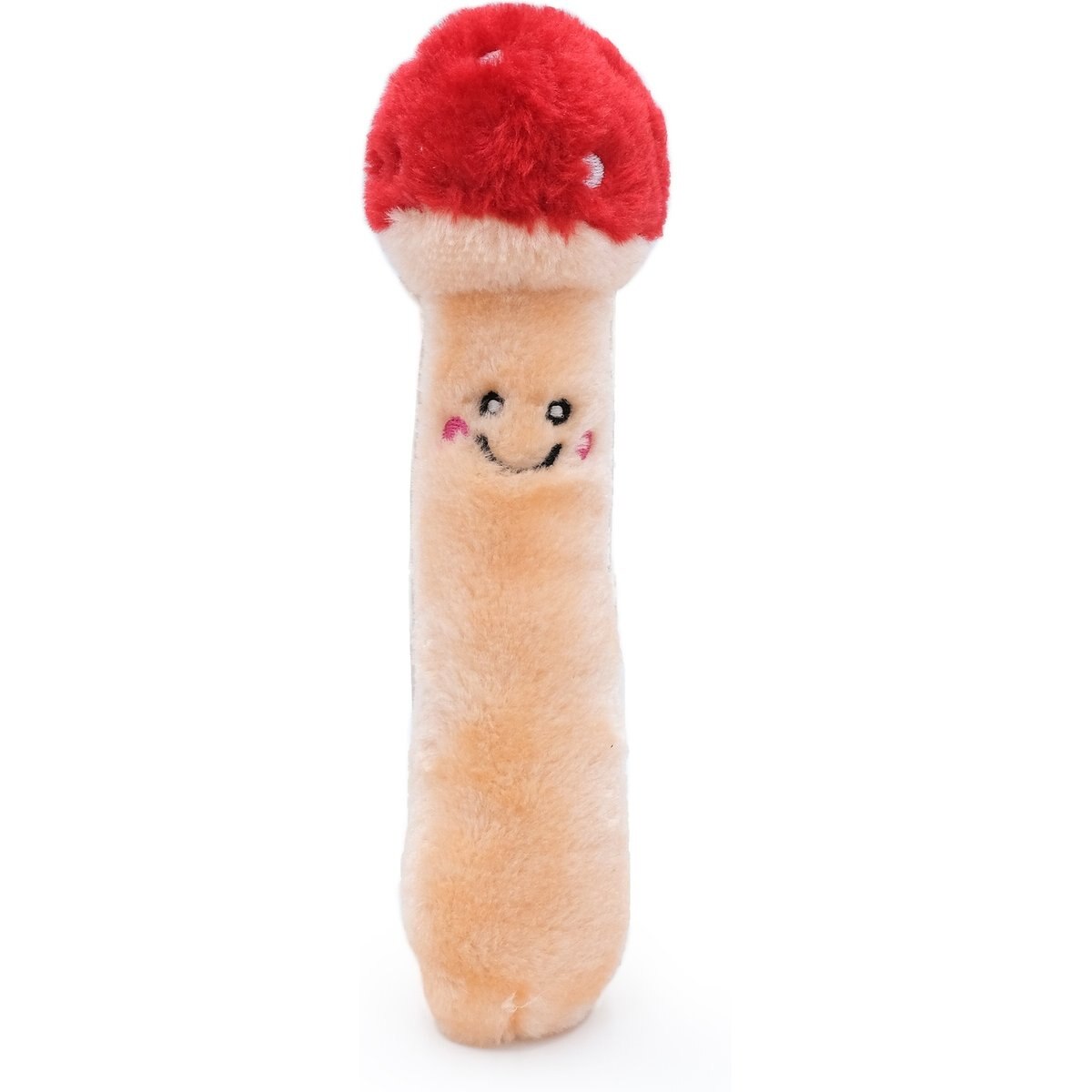 ZippyClaws Kickerz Mushroom Cat Plush Toy with Catnip
