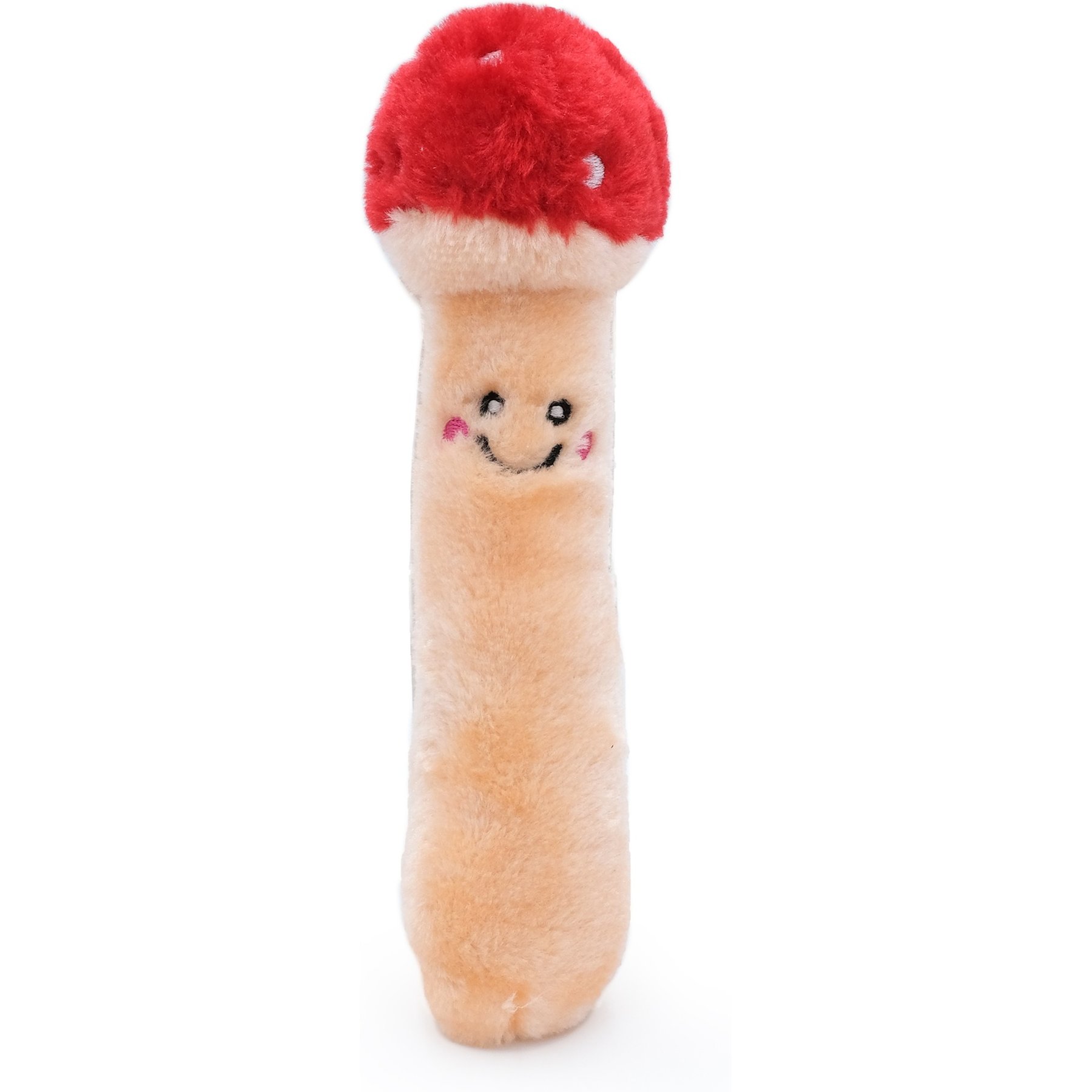 ZippyClaws ZippyClaws Kickerz Mushroom Cat Plush Toy with Catnip