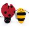 Show in main carousel: ZippyClaws Ladybug & Bee Cat Plush Toy with Catnip, 2 count slide 1 of 5