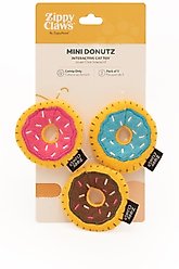 ZippyClaws Mini Donutz Cat Plush Toys with Catnip, 3 count slide 2 of 3