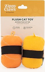 ZippyClaws NomNomz Sushi Cat Plush Toy with Catnip slide 2 of 3