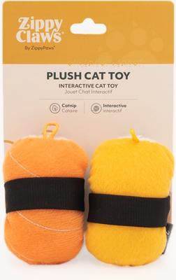 Show full view: ZippyClaws NomNomz Sushi Cat Plush Toy with Catnip slide 4 of 4