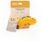 Show in main carousel: ZippyClaws NomNomz Taco & Burrito Cat Plush Toy with Catnip slide 3 of 3