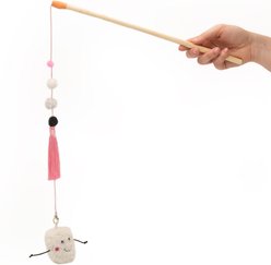 ZippyClaws ZippyStick Marshmallow Cat Teasers Wands