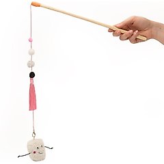 ZippyClaws ZippyStick Marshmallow Cat Teasers Wands