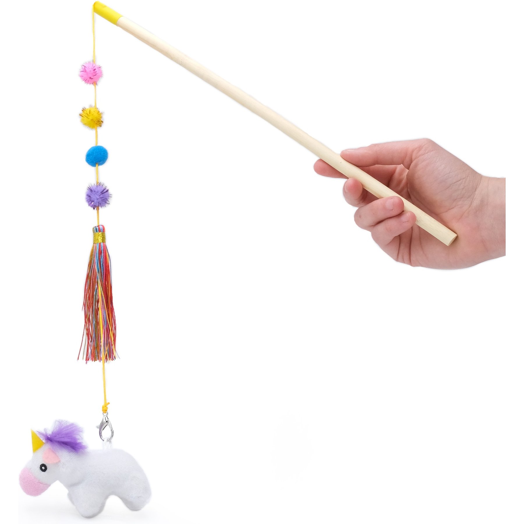 ZippyClaws ZippyStick Unicorn Cat Teasers Wands