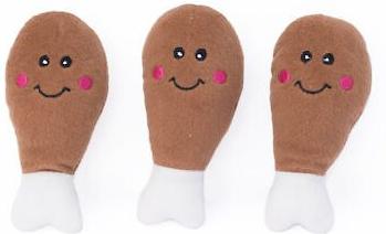 Show full view: ZippyPaws Burrow Hide & Seek Plush Dog Toy, Bucket of Chicken slide 3 of 5