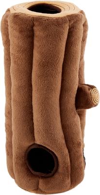 Show full view: ZippyPaws Burrow Squeaky Hide & Seek Plush Dog Toy, Log & Chipmunks slide 2 of 10