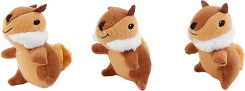 Show full view: ZippyPaws Burrow Squeaky Hide & Seek Plush Dog Toy, Log & Chipmunks slide 7 of 10