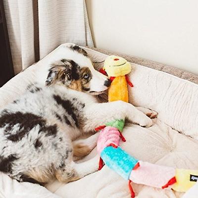 Show full view: ZippyPaws Caterpillar with Squeakers Plush Dog Toy, Deluxe slide 2 of 7
