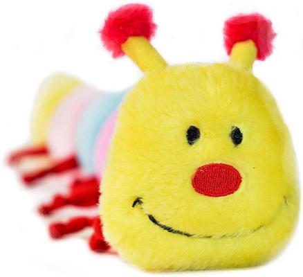 Show full view: ZippyPaws Caterpillar with Squeakers Plush Dog Toy, Deluxe slide 4 of 7