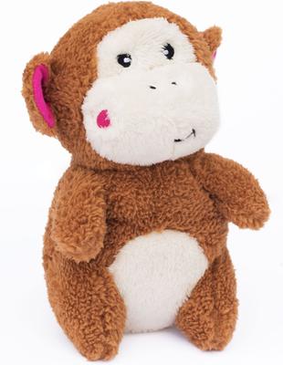 Show full view: ZippyPaws Cheeky Chumz Plush Dog Toy, Monkey slide 3 of 5