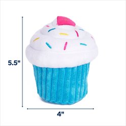 ZippyPaws Cupcake Dog Toy, Blue slide 2 of 2
