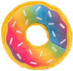 ZippyPaws Donutz Rainbow Plush Dog Toy