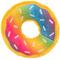 Show in main carousel: ZippyPaws Donutz Rainbow Plush Dog Toy slide 1 of 2