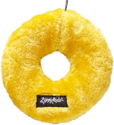 Show full view: ZippyPaws Donutz Squeaky Plush No Stuffing Dog Toy, Chocolate slide 2 of 7