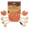 Show in main carousel: ZippyPaws EcoZippy Suede & Rope Buddies Crab Dog Plush Toy, Red slide 6 of 7