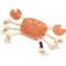 Show in main carousel: ZippyPaws EcoZippy Suede & Rope Buddies Crab Dog Plush Toy, Red slide 3 of 7