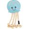 Show in main carousel: ZippyPaws EcoZippy Suede & Rope Buddies Jellyfish Dog Plush Toy, Blue slide 1 of 6