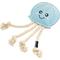 Show in main carousel: ZippyPaws EcoZippy Suede & Rope Buddies Jellyfish Dog Plush Toy, Blue slide 3 of 6