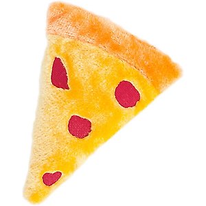 ZippyPaws Emojiz Squeaky Plush Dog Toy, Pizza