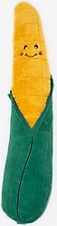 ZippyPaws Jigglerz Corn Dog Plush Toy, Yellow