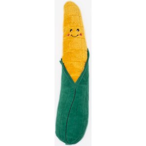 ZippyPaws Jigglerz Corn Dog Plush Toy, Yellow